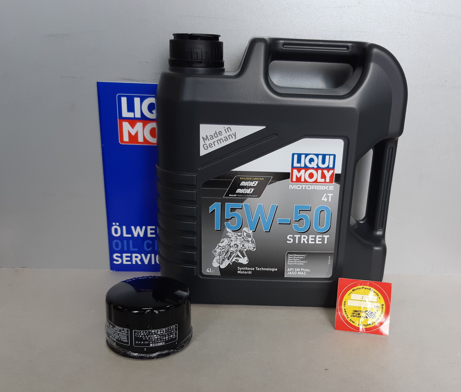Oil change set BMW R 1200 ST engine oil oil filter Liqui Moly