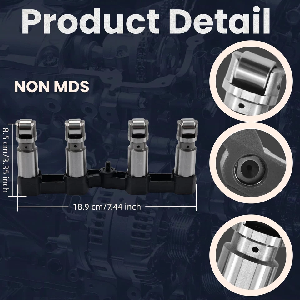 NON MDS Valve Lifters Fits For 5.7L 6.1L 6.2L 6.4L Chrysler Jeep 05-21 Dodge Ram Foto 3 de 4