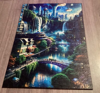 Sci Fi Zukunft PUZZLE 299 TEILE 11. X 15 Zoll 4 mm HOLZ