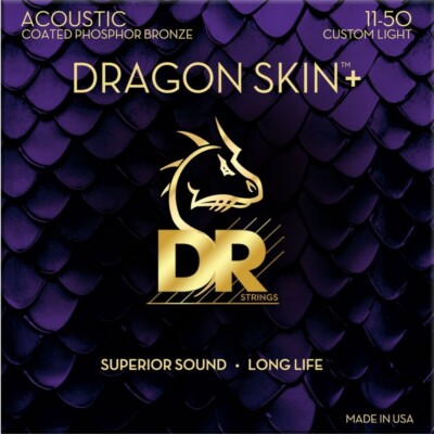 DR Dragon Skin + Coated Phosphor Bronze Akustiksaiten 11-50. DAP-11