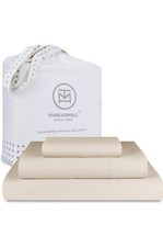 100 Cotton Sheets for Twin XL Size Bed - 600 Thread Count Twin XL Bed Sheets Se