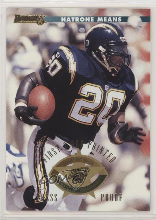 1996 Donruss Press Proof /2000 Natrone Means #182 ob4