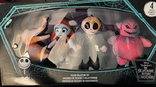 Disney The Nightmare Before Christmas Set of 4 Plush Collector's Set Sealed