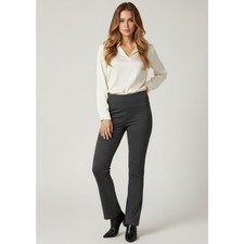 White House Black Market Pants Small Gray Pull On Stretch Straight Leg Leggings