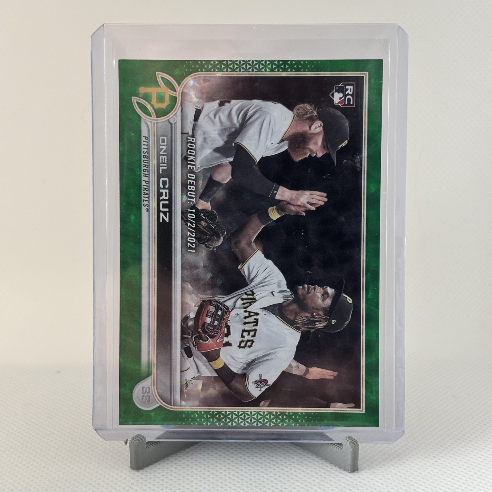2022 Topps Update Series - Rookie Debut Oneil Cruz #US113 Green Foil /499 (RC)