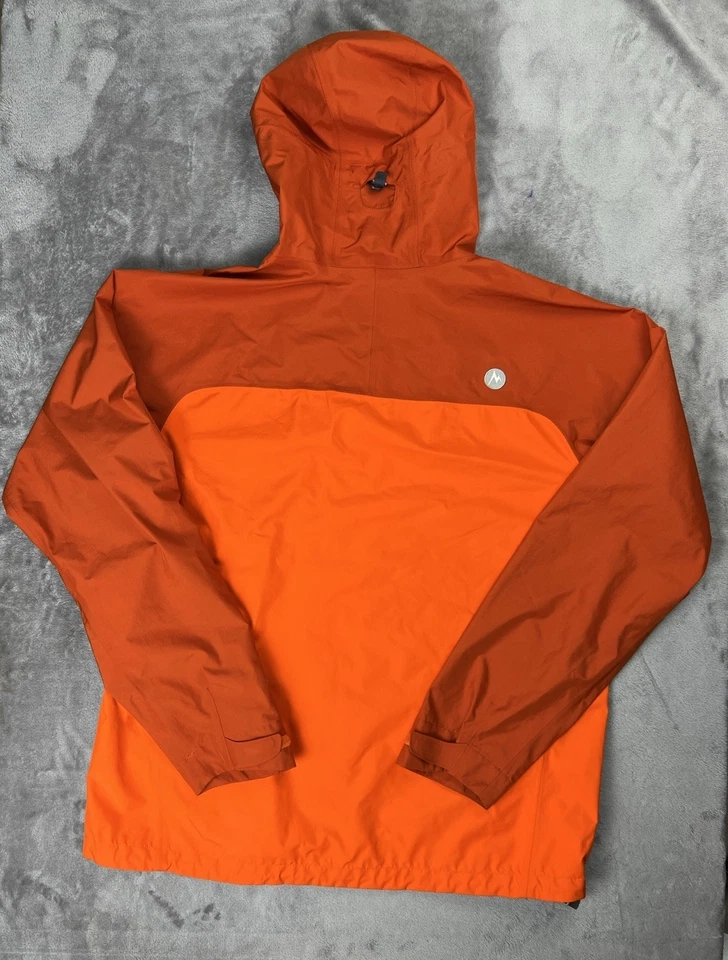 Marmot Minimalist Jacket Mens XL Orange GORE-TEX EUC STYLE #B30380 - Image 2 of 4
