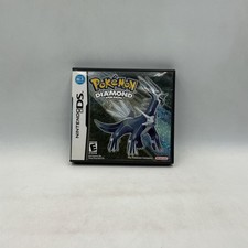 Original Pokemon Diamond Version Case, Box Art With Manual NO GAME INCLUDED 