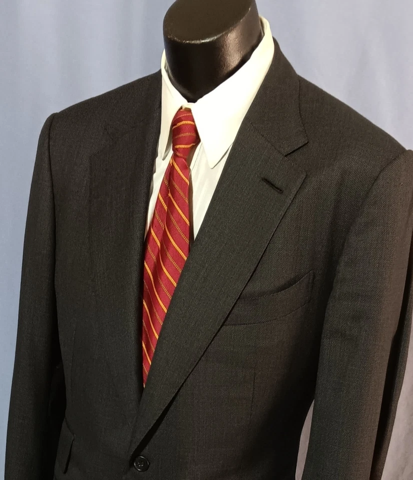 Abrigo deportivo Tom Ford 44L doble ventilación exquisito azul/gris Foto 3 de 4