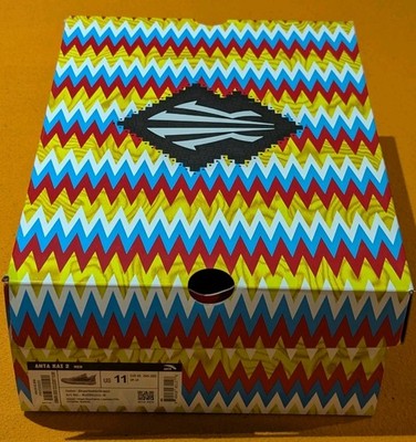 Empty Anta KAI 2 Shoe Box Size 11 Kyrie Irving 