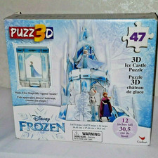 Disney Frozen Ice Castle 3D Puzzle - NEW - 12" Tall 47 pcs Cardinal