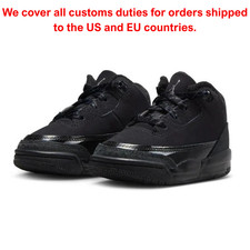 Jordan 3 Retro "Black Cat" 2025 Size US 8C-3Y - Kids