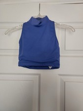 Dancewear Solutions Balera Sleeveless Mock Neck Dance Crop Top Girls Size IC