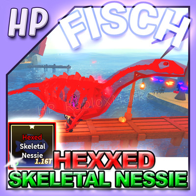 FISCH : HEXED SKELETAL NESSIE - [  Necrotic Rod Set Ingredient 1/2  ]