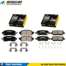 Front Rear Ceramic Disc Brake Pad Set For 2013-2022 Nissan Altima 2014-2017 Le Front Rear Ceramic Disc Brake Pad Set For 2013-2022 Nissan Altima 2014-2017 Le