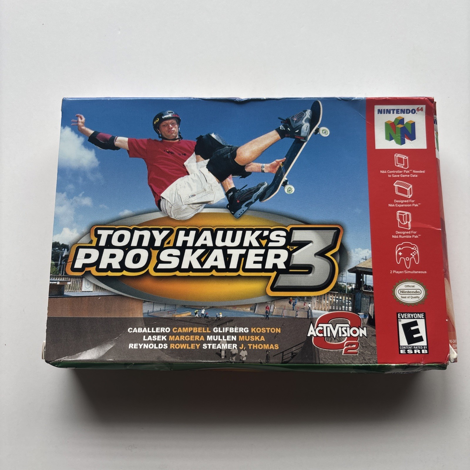 Tony Hawk's Pro Skater 3 Nintendo 64 N64 Box Only Authentic Original Super Rare