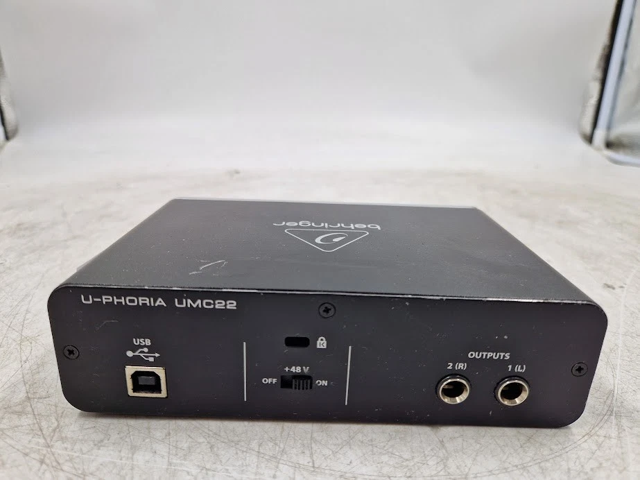 Behringer U-PHORIA UMC22 Audio Interface - Ungeprüft, Zeichen Der Verwendung - Bild 4 von 4