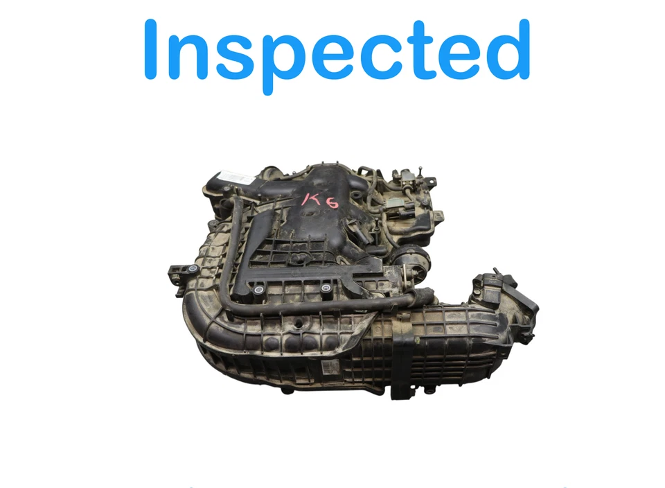 Colector de admisión de aire superior del motor Hyundai Genesis G80 15-20 negro 292003CDD0 OEM Foto 3 de 4