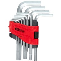 KS Tools 151.5080 Innensechskant-WinkelstiftschlüSsel-Satz, Im Klapphalter,10-Tl