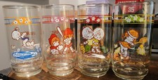 Lot de 4 verres Coca Cola's Urchins vintage 1976 American Greetings neufs