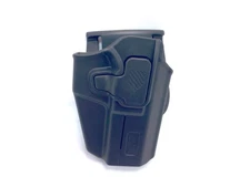 Gun & Flower Black Polymer Paddle Gun Holster Uni-Right