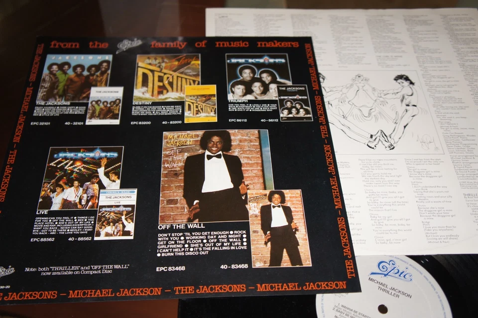 Michael Jackson Thriller · Lp · 1982, foto 3 di 3
