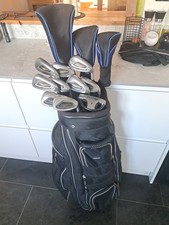 FULL SET OF MENS YONEX SUPER ADX TITANIUM HYBRID GOLF CLUBS, RIGHT HANDED