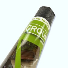 Groundtex Mini Roll 1m x 15m Weed Control Membrane & Stabiliser Woven Geotextile