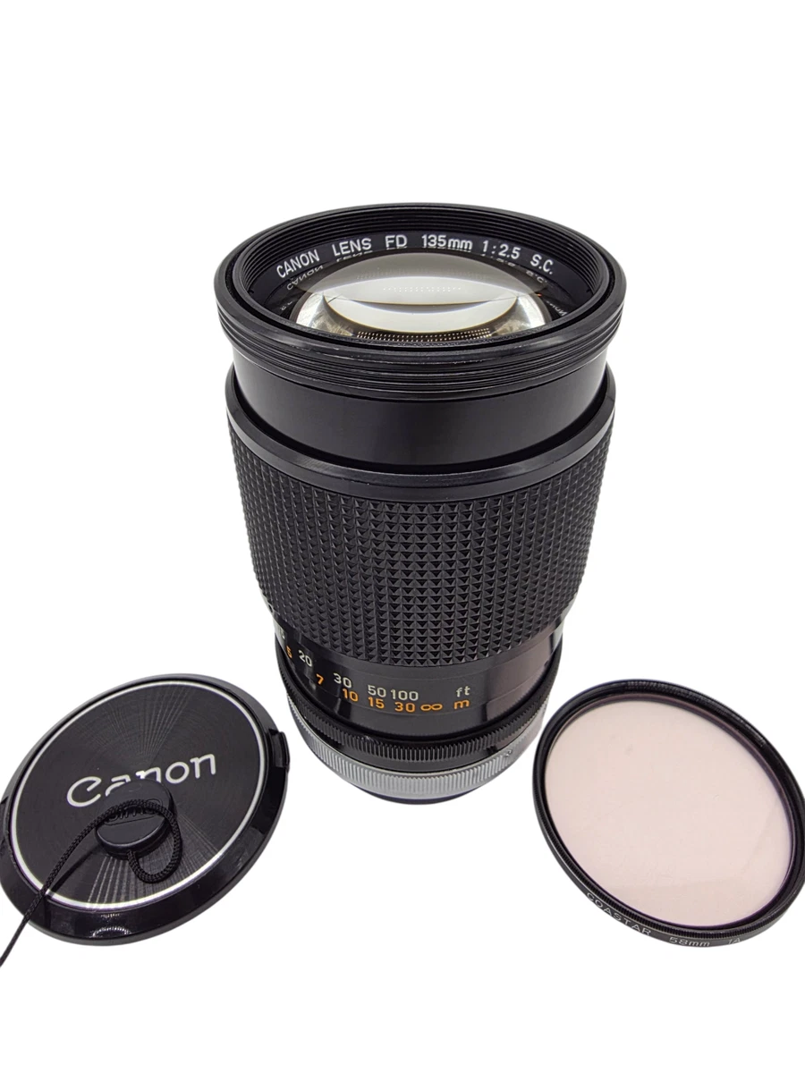Canon FD Camera Lenses 135mm Focal f/2.5 Maximum Aperture for sale