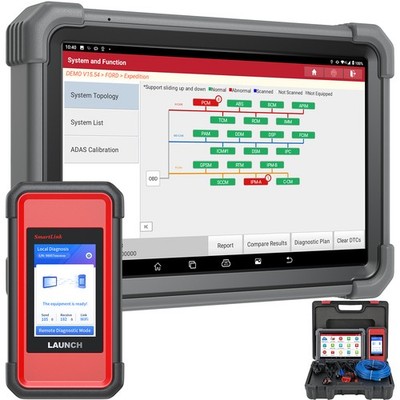LAUNCH X431 PRO3S+ ELITE PKW KFZ OBD2 Diagnosegerät ECU Coding Mit TOPOLOGY MAP