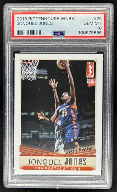 2016 Rittenhouse WNBA Jonquel Jones Rookie RC #25 Sun PSA 10 GEM MINT