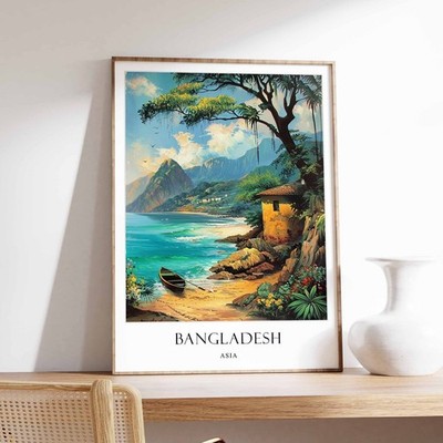 3_Bangladesch Poster, Islamisches Dekor, Islamische Kunst, Nahöstliche Kunst, Bangladesch