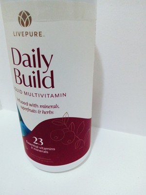 Live Pure Daily Build Liquid, 32 fl. oz FREE SHIPPING:Exp:03/2027