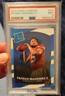 2017 Panini Donruss - Rated Rookie Patrick Mahomes II #327 (RC) PSA 9 Mint