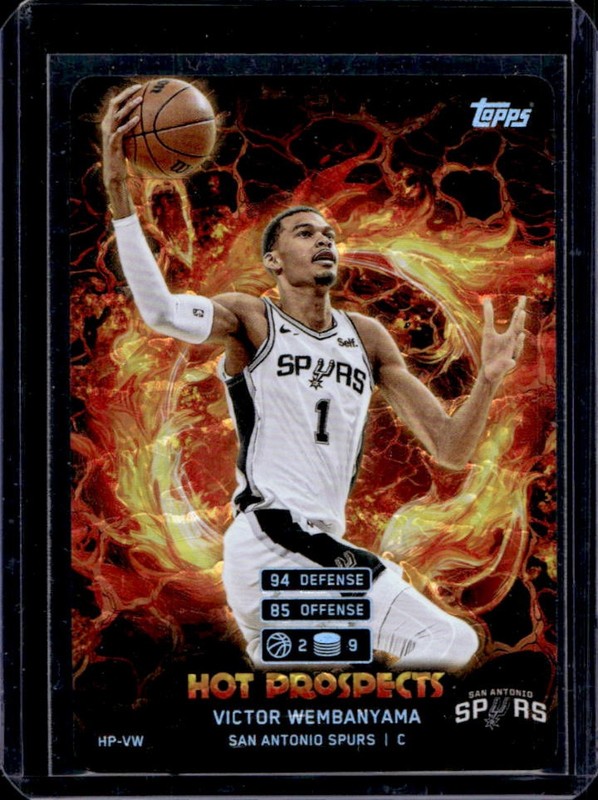 2025-26 Topps Match Attax Victor Wembanyama Hot Prospects #HP-VW Spurs