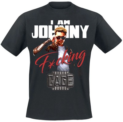 Mortal Kombat T-Shirt Herren I Am Johnny Cage schwarz Fan-Merch, Filme, Gaming
