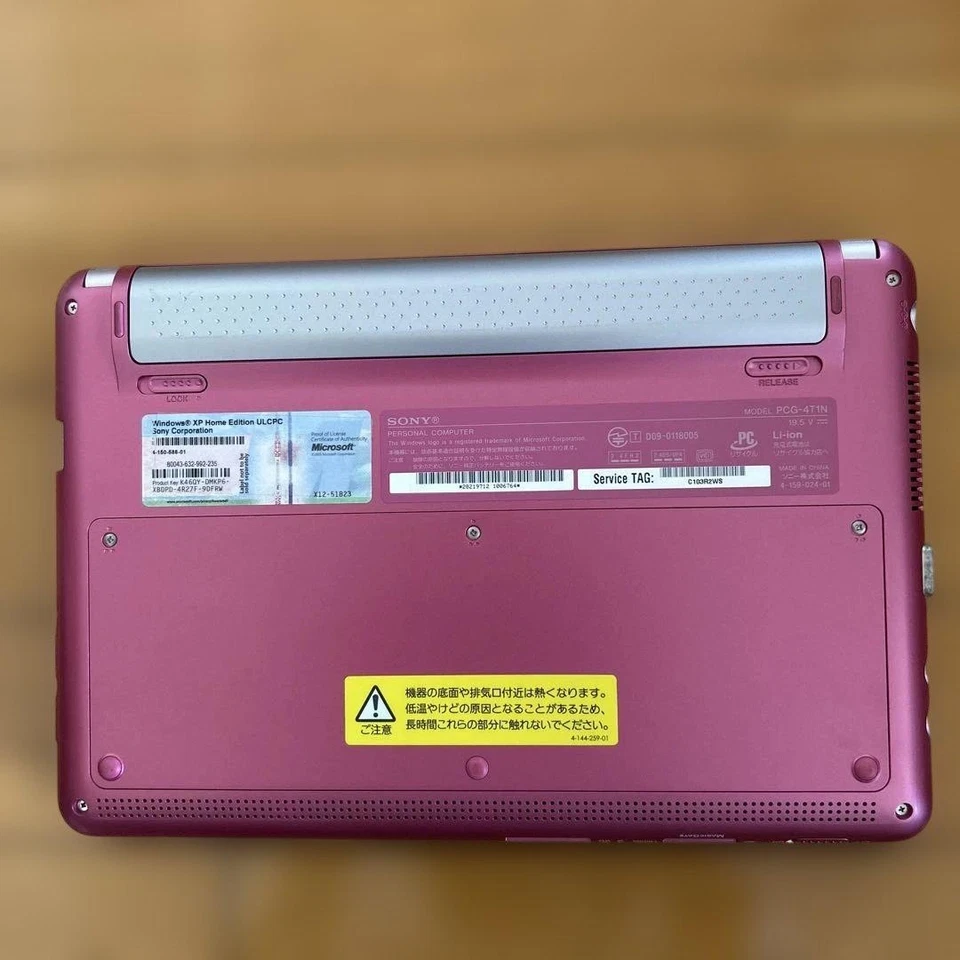 SONY VAIO pink Intel laptop HDD 160GB RAM 1GB Bluetooth Pink Used - Image 3 of 4