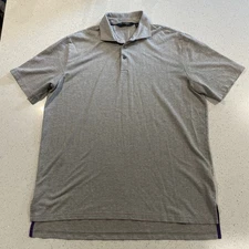 Polo Golf By Ralph Lauren Men's Gray Performance Stretch Golf Shirt Size XL