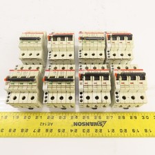 ABB S283 K 3A 3-Pole Rail Mount Circuit Breaker 277/480VAC Lot Of 8