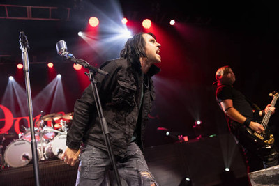 Matt Walst and Brad Walst of Three Days Grace perform on stage at O2 F- Photo 1