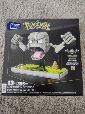 Mega Pokemon Mini Motion Geodude Building Toy Set HWR79 355 Pieces