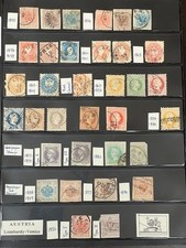 Austria 1850-90 Collection w/ Back of Book Used in Stock Sheet 7A6076S