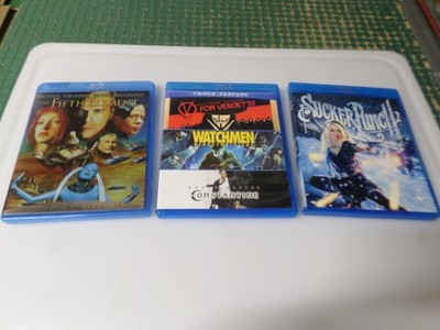 5TH ELEMENT / V FOR VEN... / WATCHMEN / CONSTANTINE / SUCKER PUNCH -(3-BLU RAYS