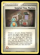 Pokemon Cards Surprise! Time Machine 91/109 NON HOLO EX Team Rocket Returns LP