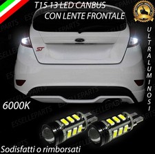 LAMPADE RETROMARCIA 13 LED T15 W16W CANBUS PER FORD FIESTA 6 6000K NO ERROR