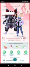 Pokémon Go Acc level 72 lvl