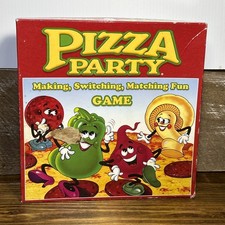 Pizza Party Board Game 2001 Complete w/ Instructions Kids Matching