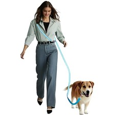 Hands Free Dog Leash 4.25-9FT Crossbody Waist Reflective Running Medium Large