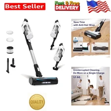 Rechargeable Stick Vacuum for Pets with Tangle-Resistant Roller & 50-Min Runtime