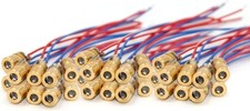 Laser Diode Module 30Pcs 5V 650nm 5mW Red Dot Laser Head 6 Number of Items: 30