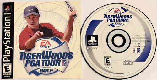 Tiger Woods PGA Tour Golf (Sony PS1) DISC + MANUAL ONLY | NO TRACKING | M1510